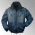 NOATAK - Alaska-Pilotjacken, marine/grau, Teflon beschichtet 