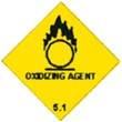 Gefahrgutetiketten "Oxidizing Agent"