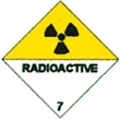 Gefahrgutetiketten "Radioactive"