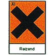 Gefahrgutetiketten "Reizend"