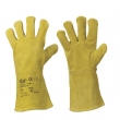 S 53  F - Rindleder-Handschuhe für Schweißer, 5 Finger, gefüttert, cat.2, stronghand 