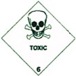 Gefahrgutetiketten "Toxic"