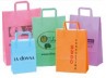 Papiertragetasche mit Druck 180x80x250mm blau 