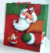 Tragetasche mit Weihnachtsmann 270 x 130 x 330 mm 