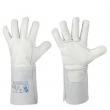 V 53 - Rindleder-Handschuhe für Schweißer, ca. 35cm Länge, cat.2, stronghand 