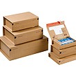 Versandboxen aus Wellpappe, braun
