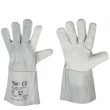 VS 53 / KEVLAR - Rindleder-Handschuhe für Schweißer, mit Kevlarfaden, genäht, ca. 35cm Länge, CE-cat 